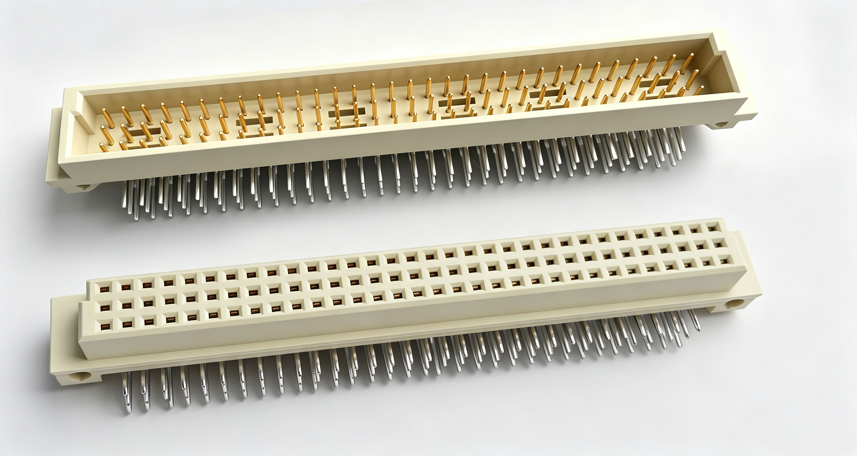 DIN 41612 right-angle connector